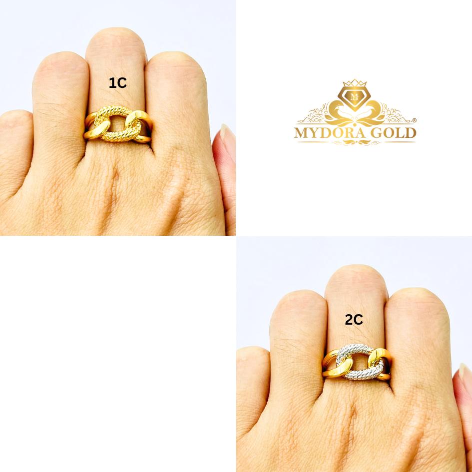 MYDORA Emas 916 Cincin Coco Knot (5G) l EMAS 916/22K