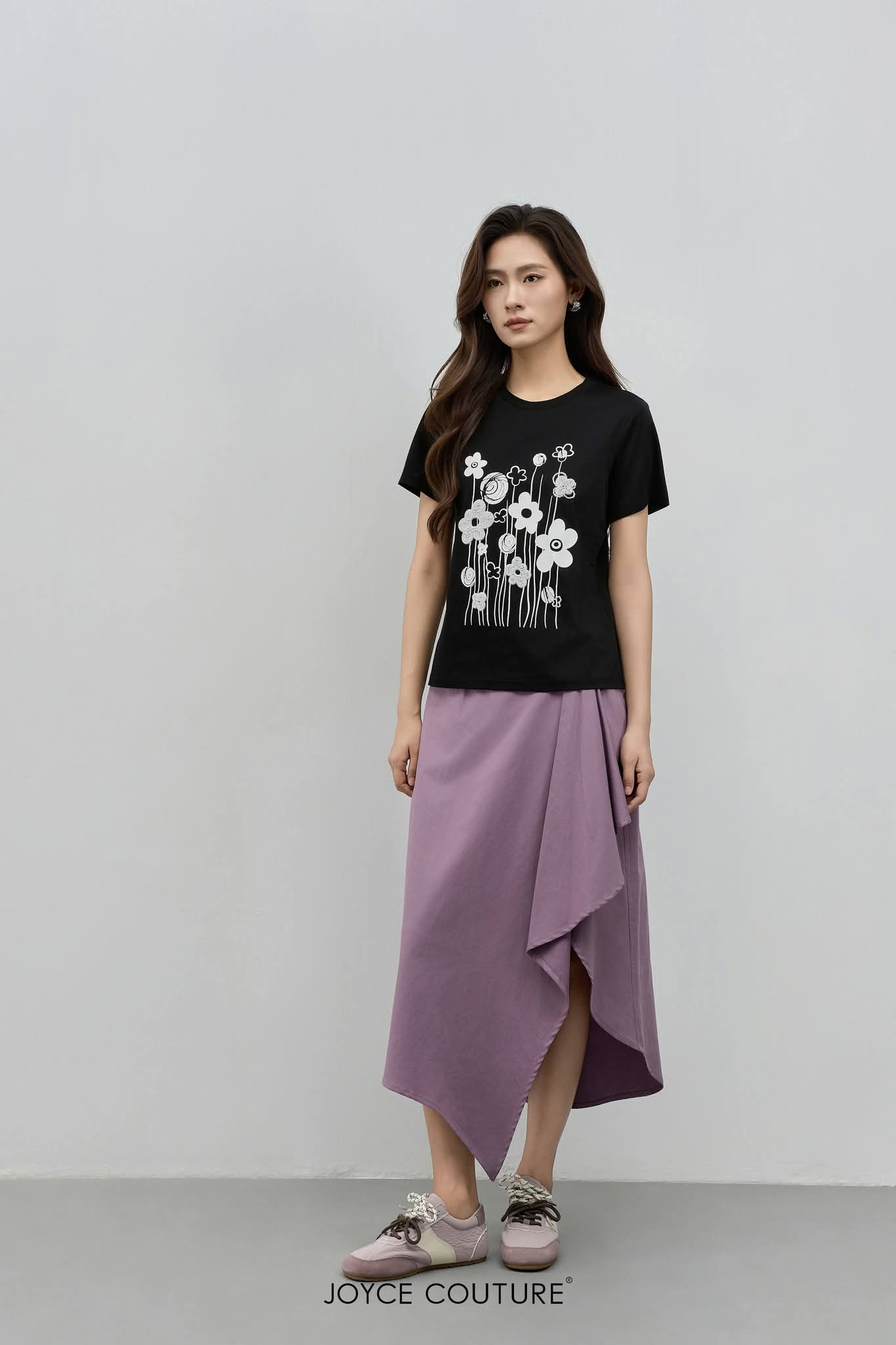 花卉图案上衣 T0737