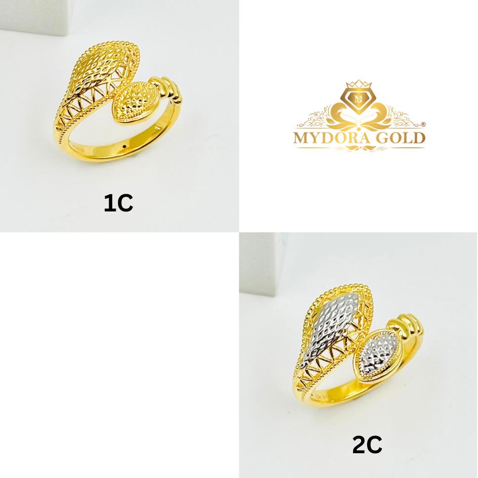 MYDORA Cincin Ratu Lattice Oval (5G) l EMAS 916/22K