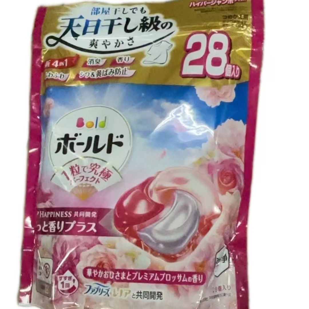 P&G Bold 4D 日本進口牡丹花香洗衣膠囊