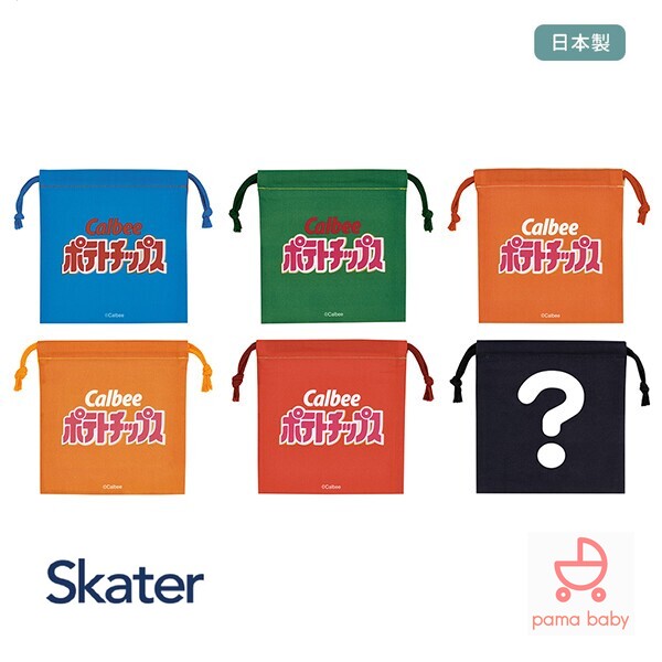 🆕【⭐訂購⭐】日本直送 🇯🇵🌀#Skater #日本製 卡通雙面圖案 索繩袋 6件套盒裝［8款選］🌀 [ELED-0035][260604]