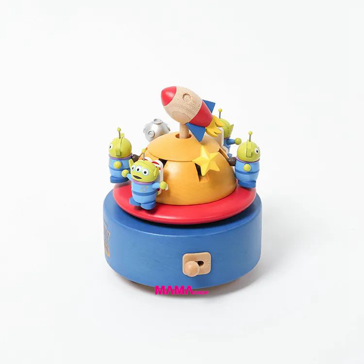 台灣直送迪士尼三眼仔雙旋上下動音樂盒