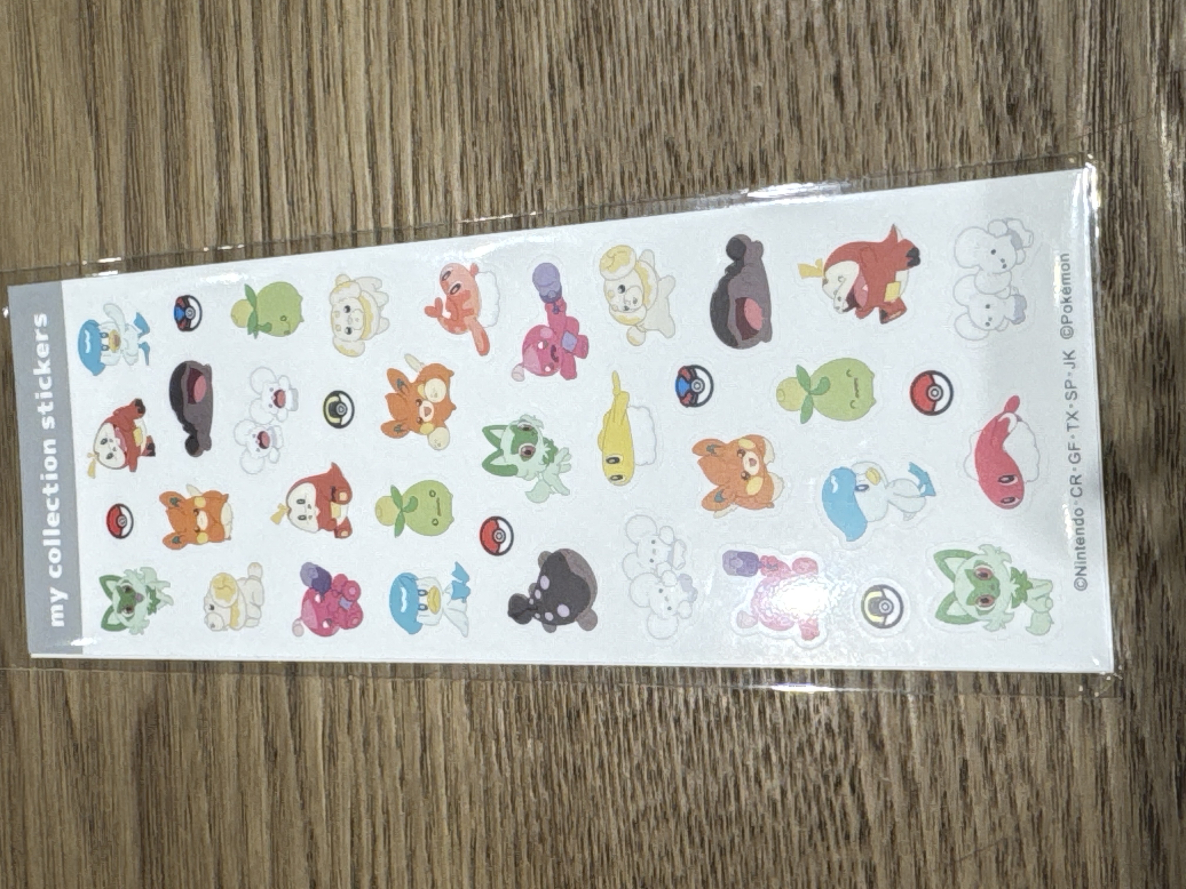Pokemon stickers 
