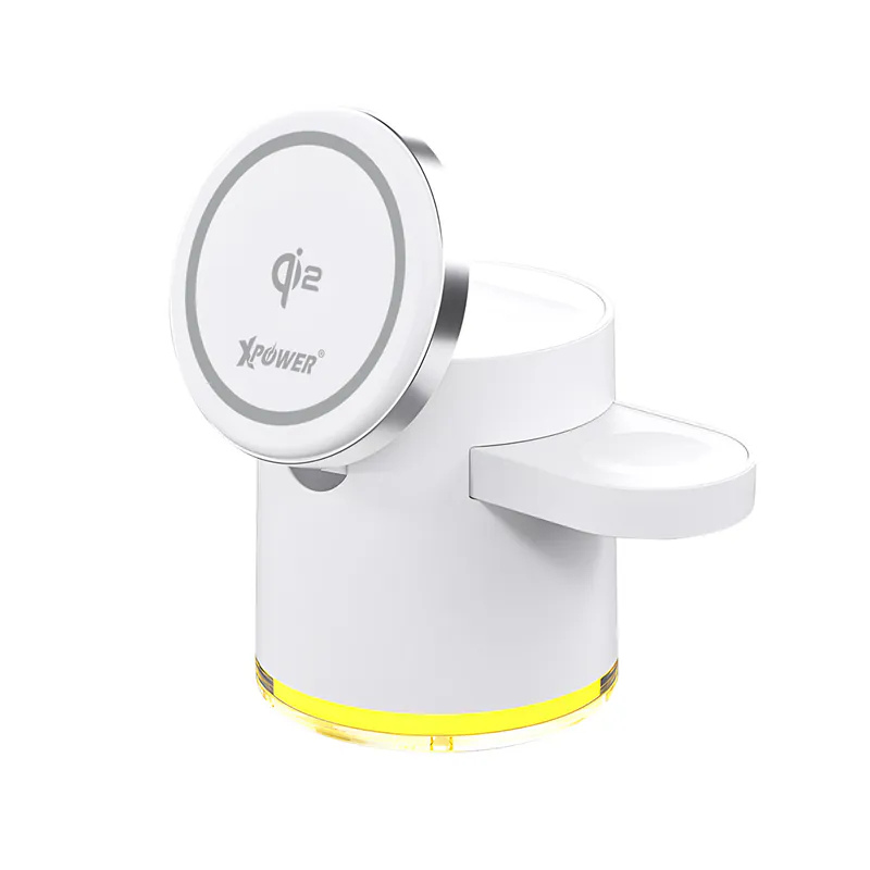 XPower MAGENGINE GE1 Qi2迷你掌心五合一 MagCharge 15W 磁吸無線充電座