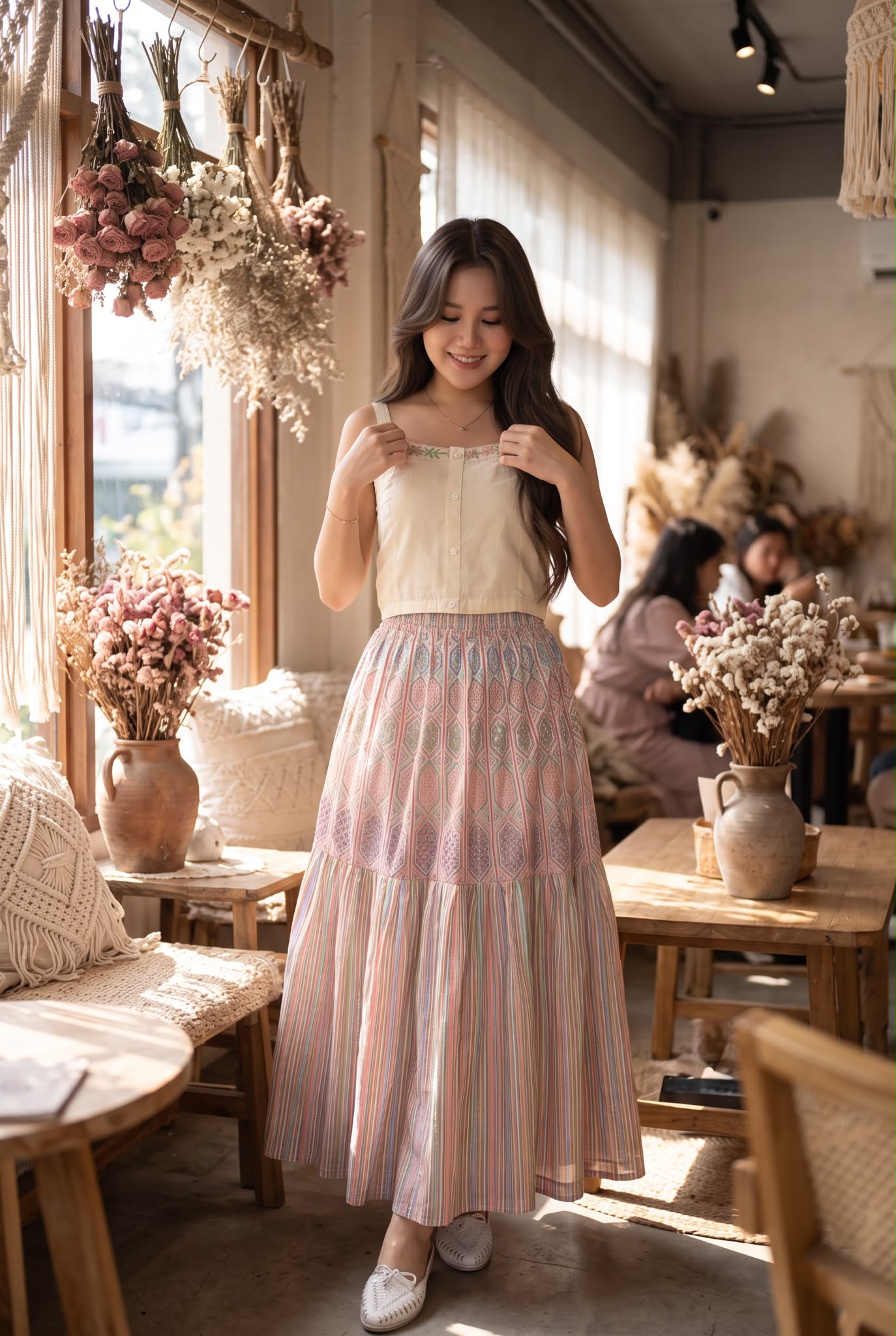 3096 Pastel Rainbow Unicorn Skirt