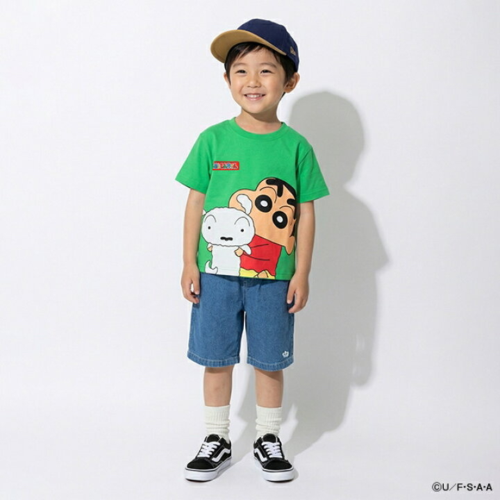 🇯🇵預訂 日本直送🇯🇵Babydoll x蠟筆小新系列兩色人物大印花短袖T恤