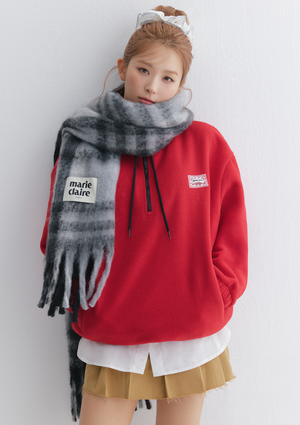 Marie Claire Fleece Half Zip-Up