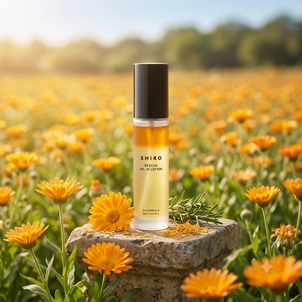 【限量發售】【✨️日本🇯🇵 SHIRO Calendula Rescue Oil in Lotion 金盞花雙層修護精華✨️】60ml   