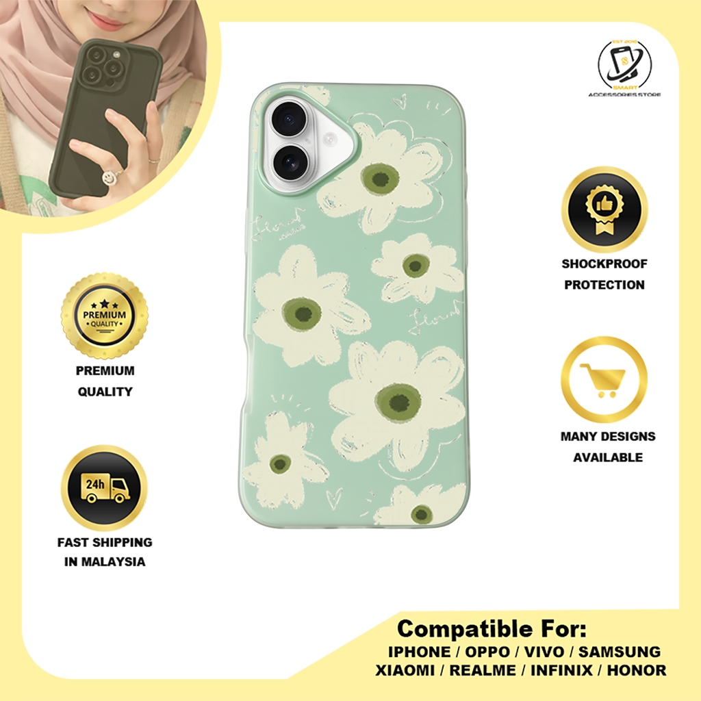 JELLY CASE PHONE FOR IPHONE - DESIGN FLOWER J