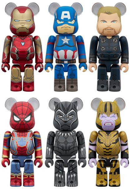 Medicom BE@RBRICK CHASE Marvel 盲盒
