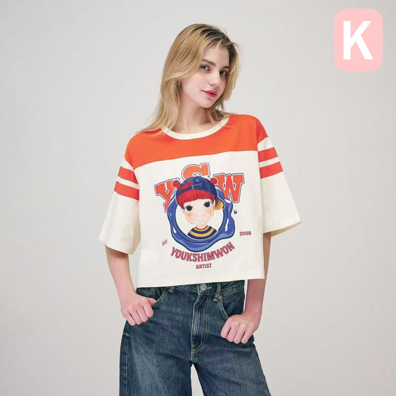 🇰🇷韓國Youkshimwon陸心媛短袖Tee