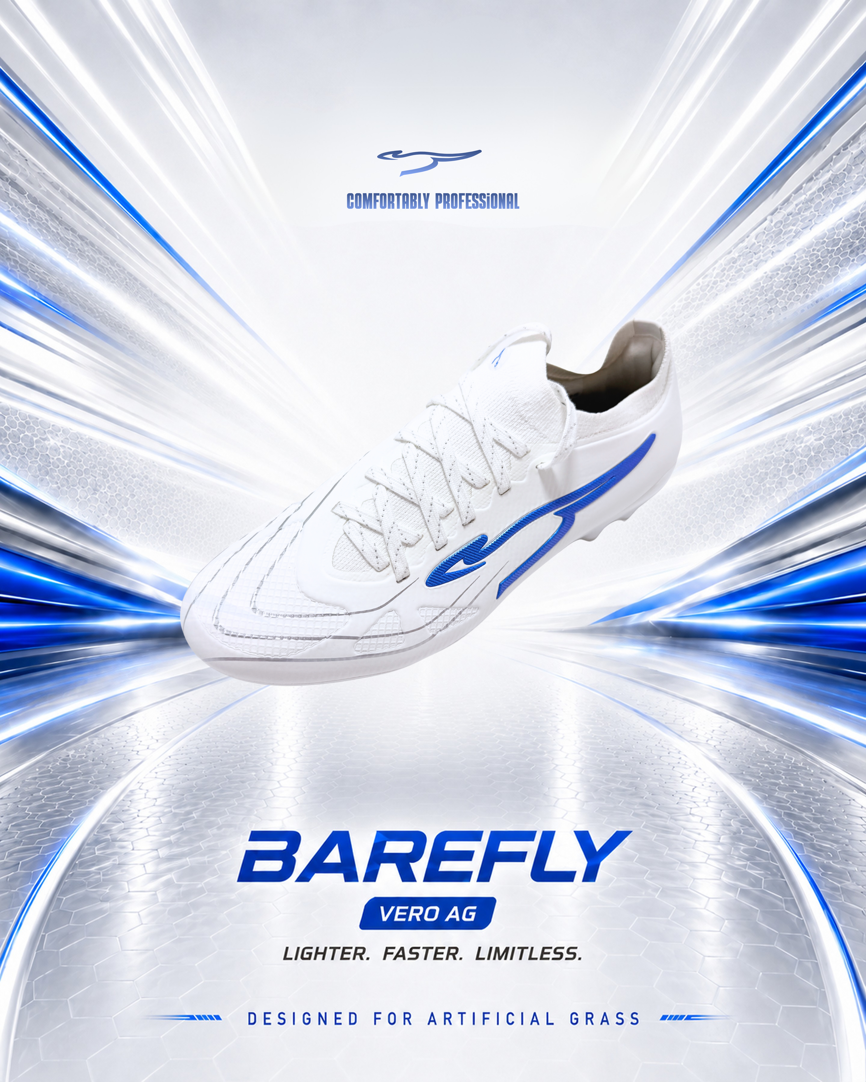 Caddy Barefly Vero AG - 襪套式 速度 × 控制型 AG 波boot足球鞋