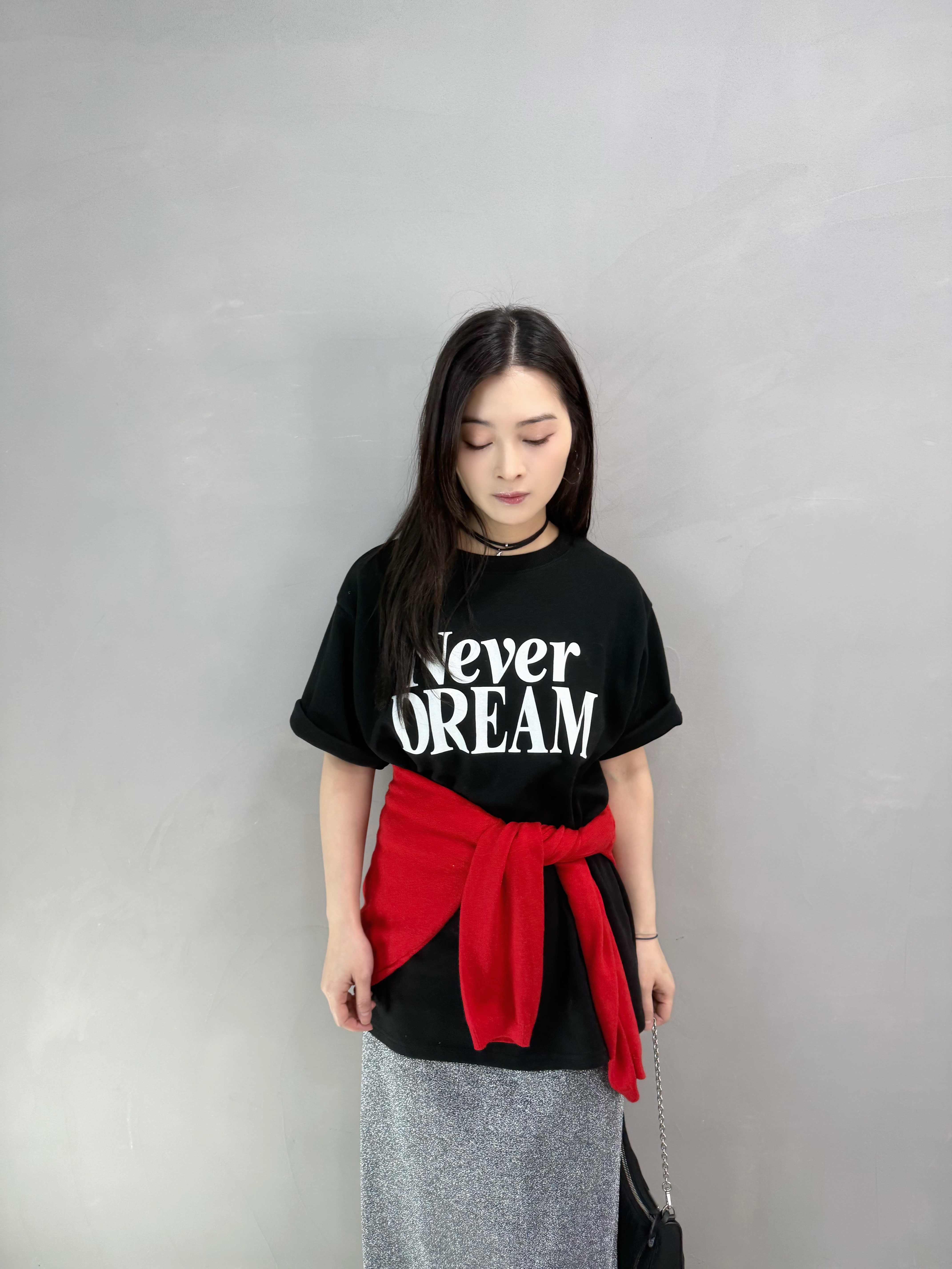 G74 never短袖開叉tee