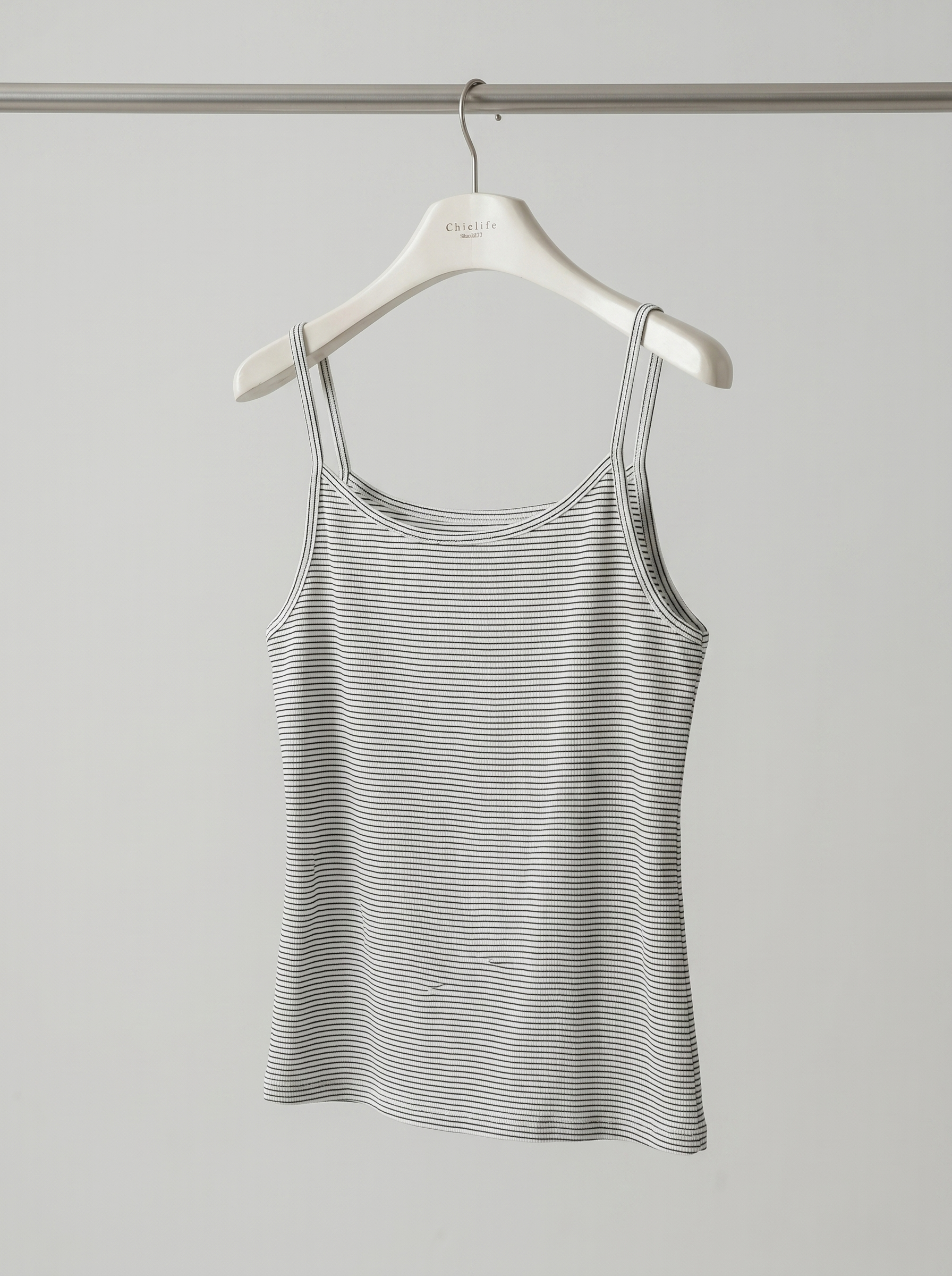 三色雪紡罩衫 + 條紋Camisole
