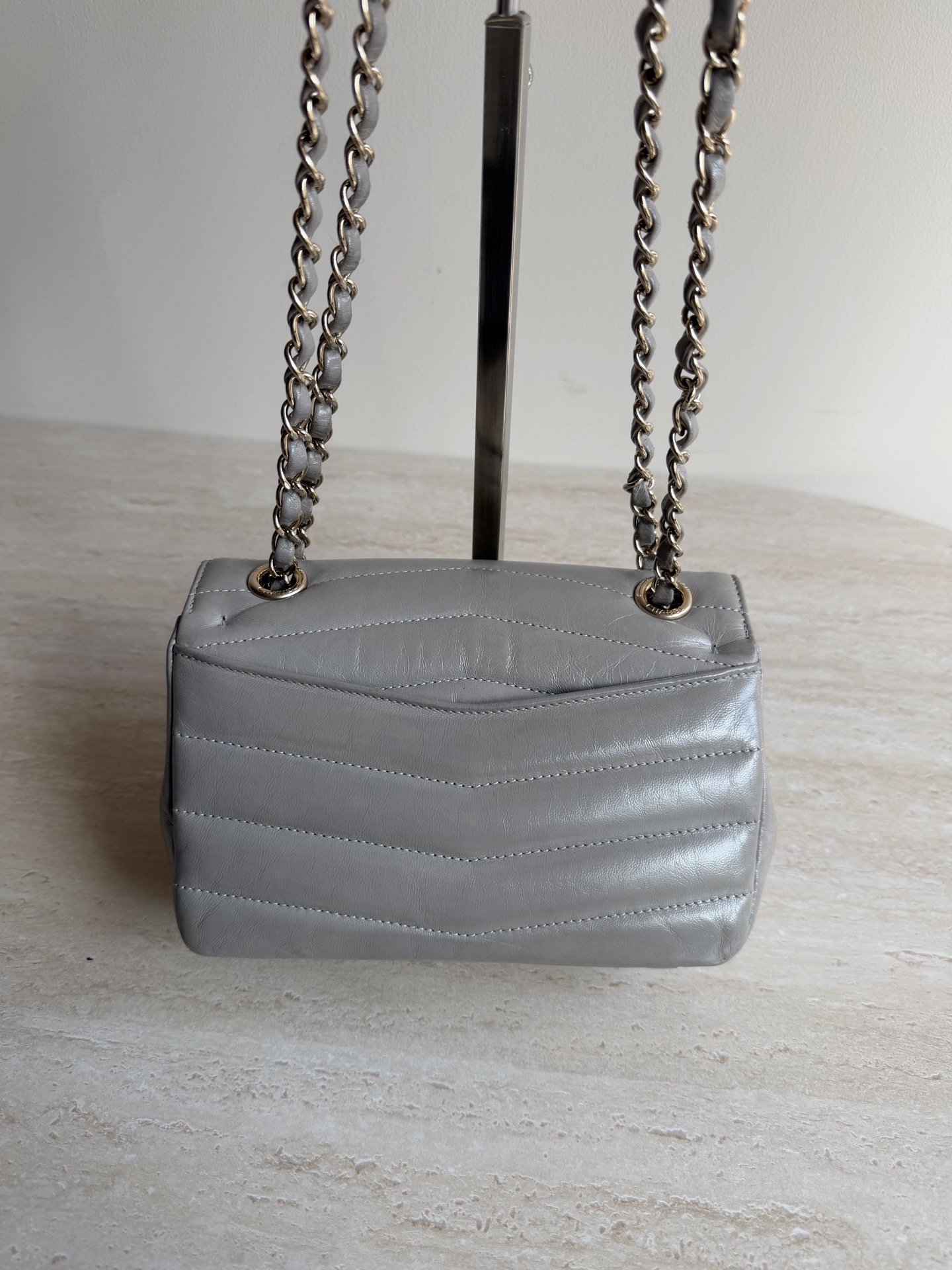 【預訂貨品】Chanel灰色方胖子