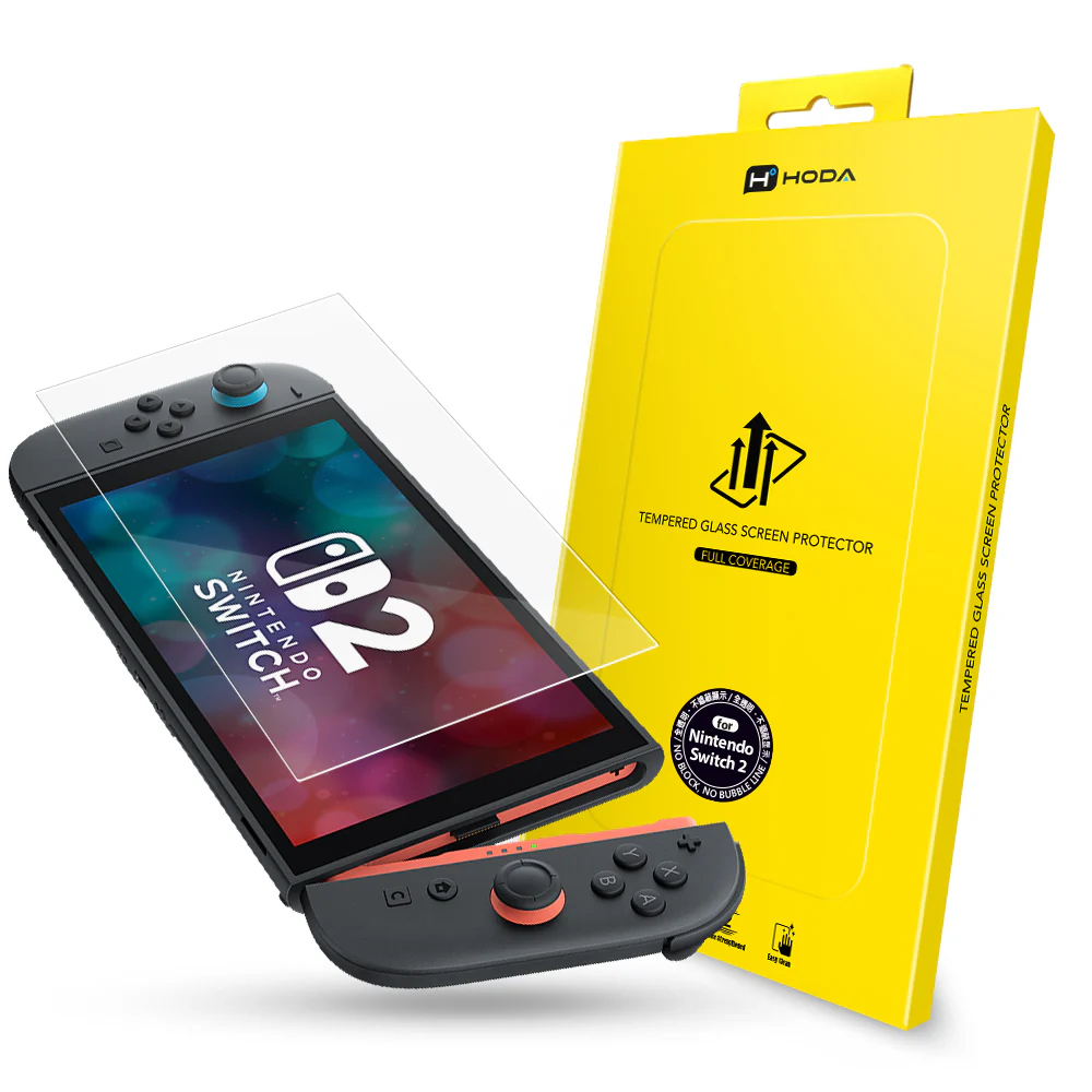 HODA 亮面玻璃保護貼 Nintendo Switch2