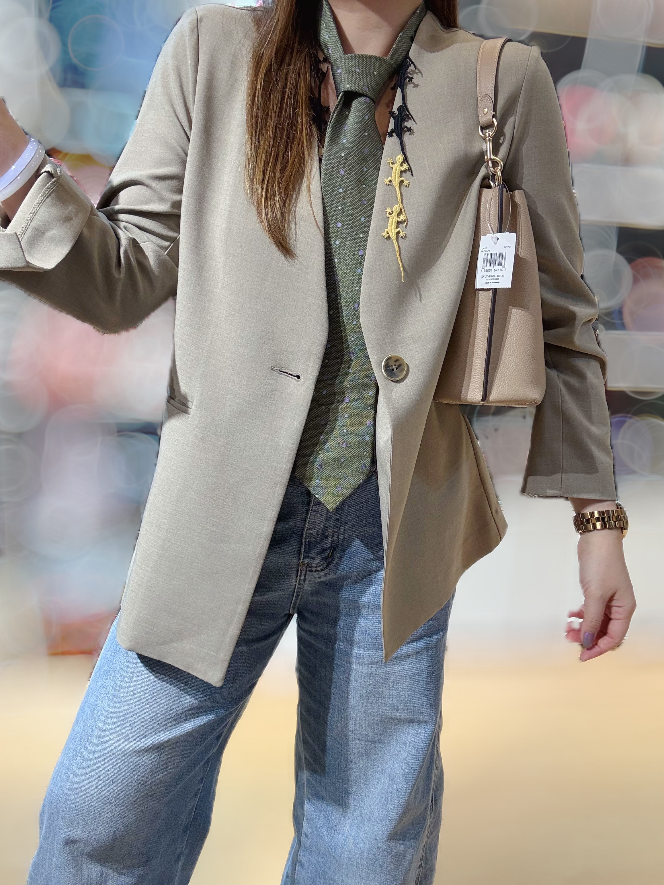 Coach Mollie bucket S beige