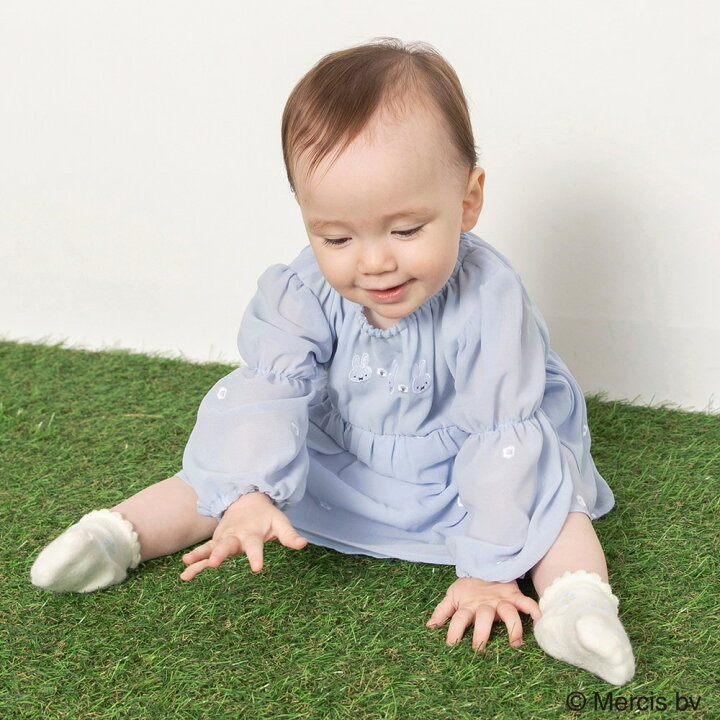 🇯🇵預訂 日本直送🇯🇵Branshes x Miffy系列兩色人物花花刺繡雪紡包屁裙