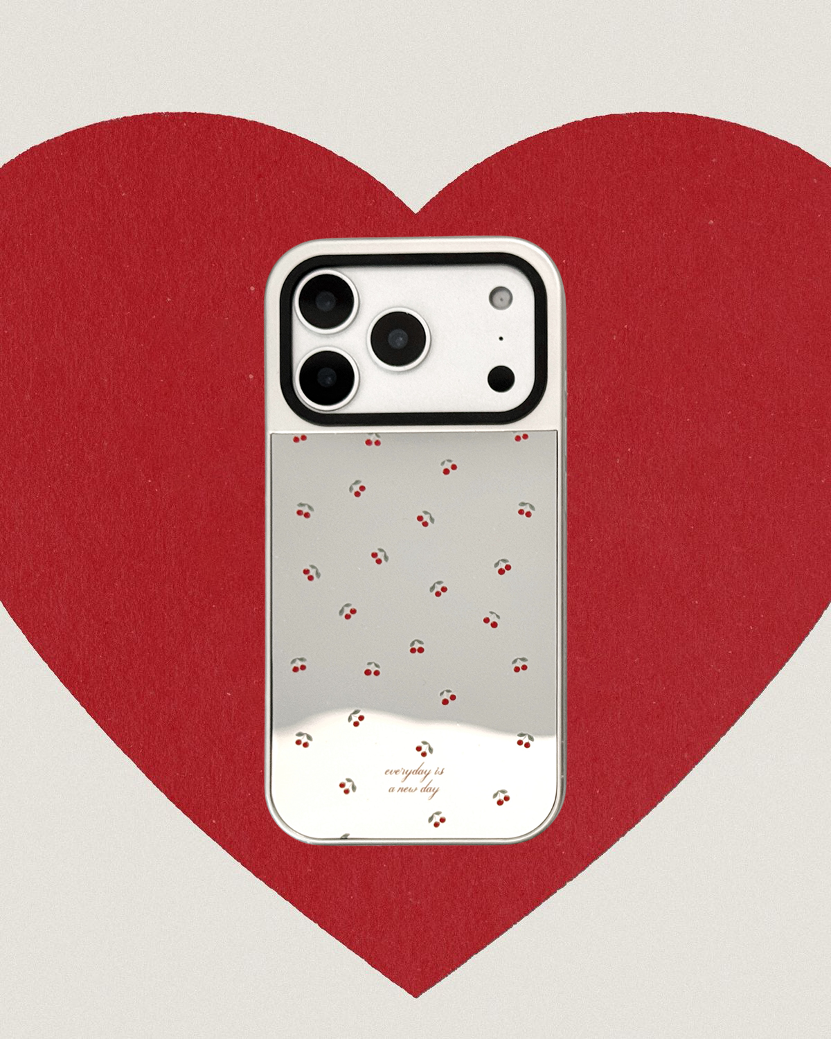 【The Ruby Reds】銀框鏡面MagSafe iPhone Case+手機支架MagSafe Phone Stand