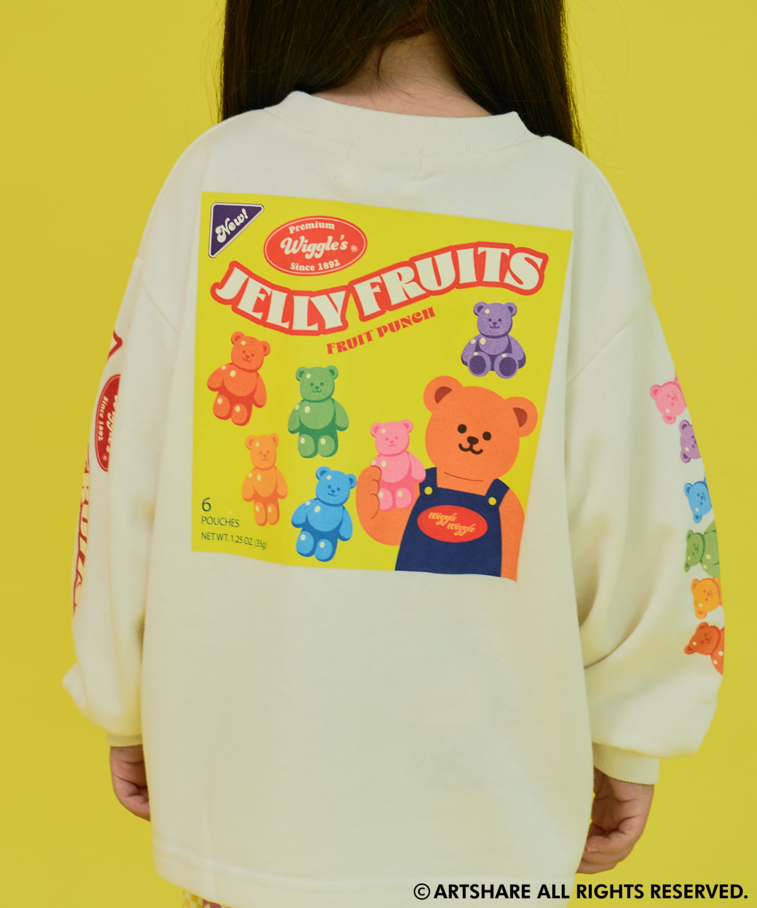 🆕【⭐訂購⭐】🌀 🇯🇵 日本直送 Wiggle Wiggle 前後+衣袖印花衛衣［4款選］🌀 [ELJA-0052][261106]