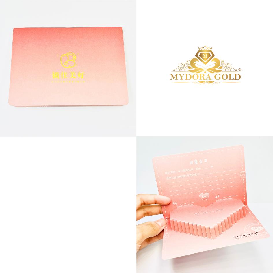 MYDORA Rose Bouquet + Love Box Set l EMAS 999/24K Gold Wafer NOTE