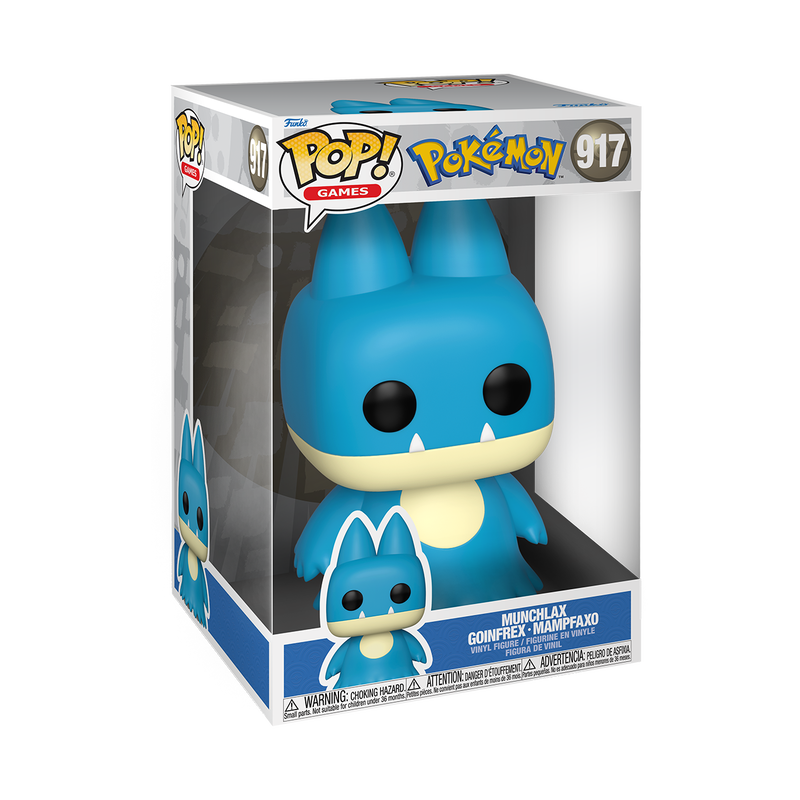 📦訂購 英國代購 Funko POP! Pokemon Jumbo Munchlax Figure 寵物小精靈 小卡比獸 模型 