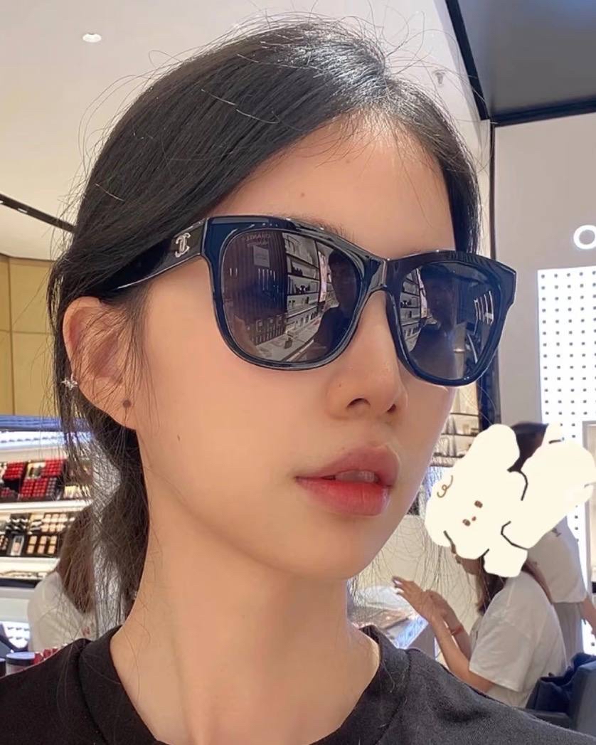 🫶🏻現貨 ❤️Chanel classic 款太陽眼鏡 簡單CC logo，低調不失大體😛