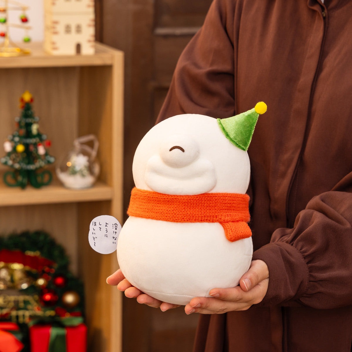 Chiikawa Ode 雪人造型毛絨公仔