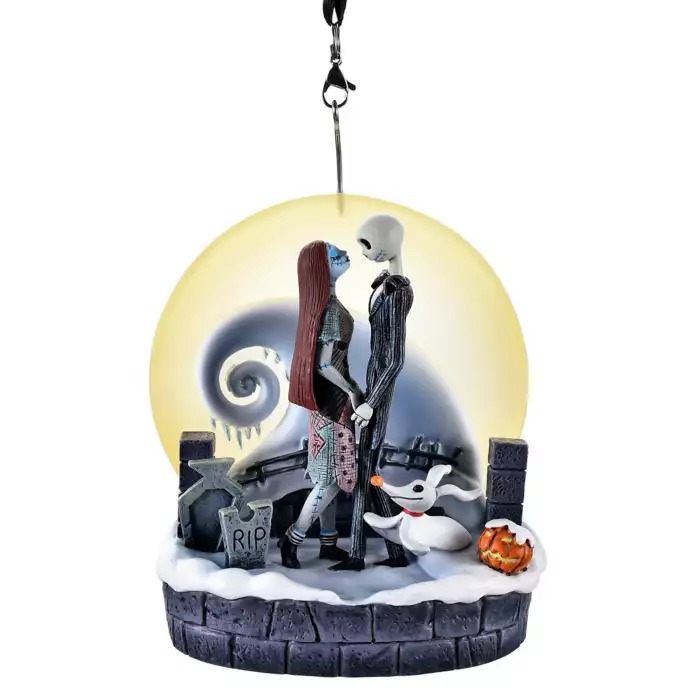 🎀【預訂】Disney Christmas Ornament - 發光Jack & Sally 