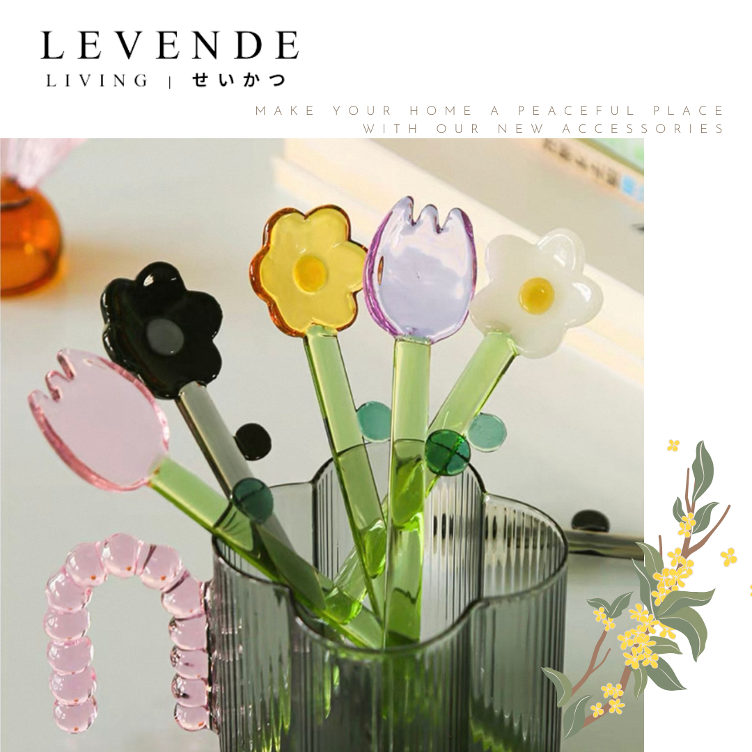 Levende 花語玻璃攪伴棒