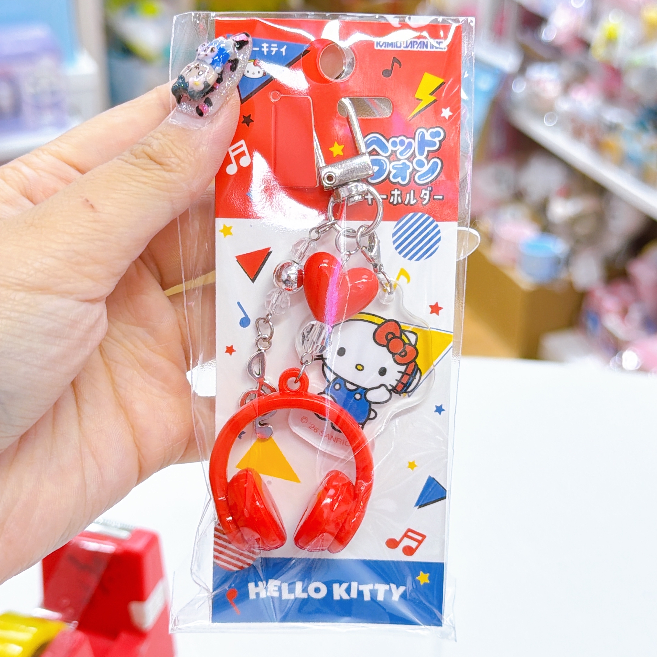 日本直送新款sanrio耳機電話繩