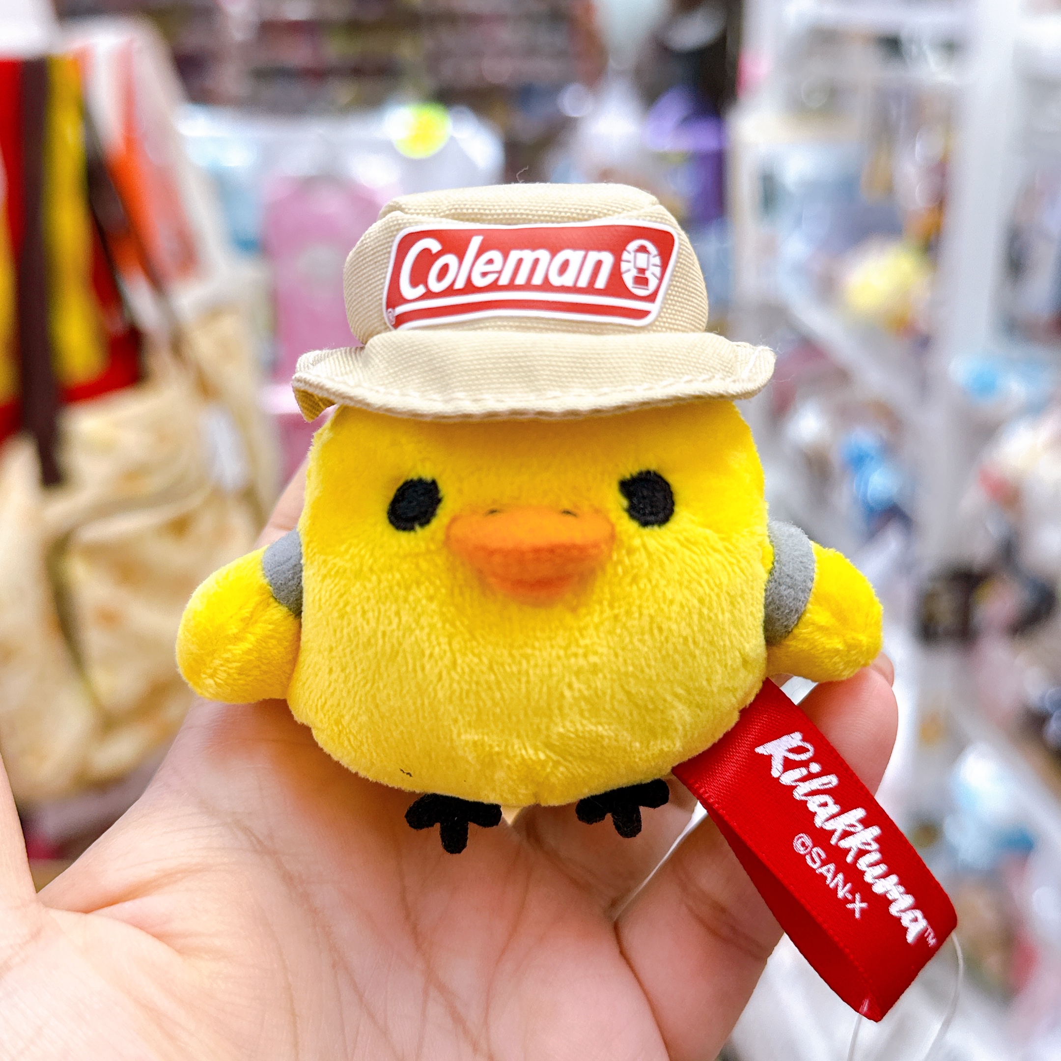 日本直送Coleman x rilakkuma 鬆弛雞限定公仔手玉