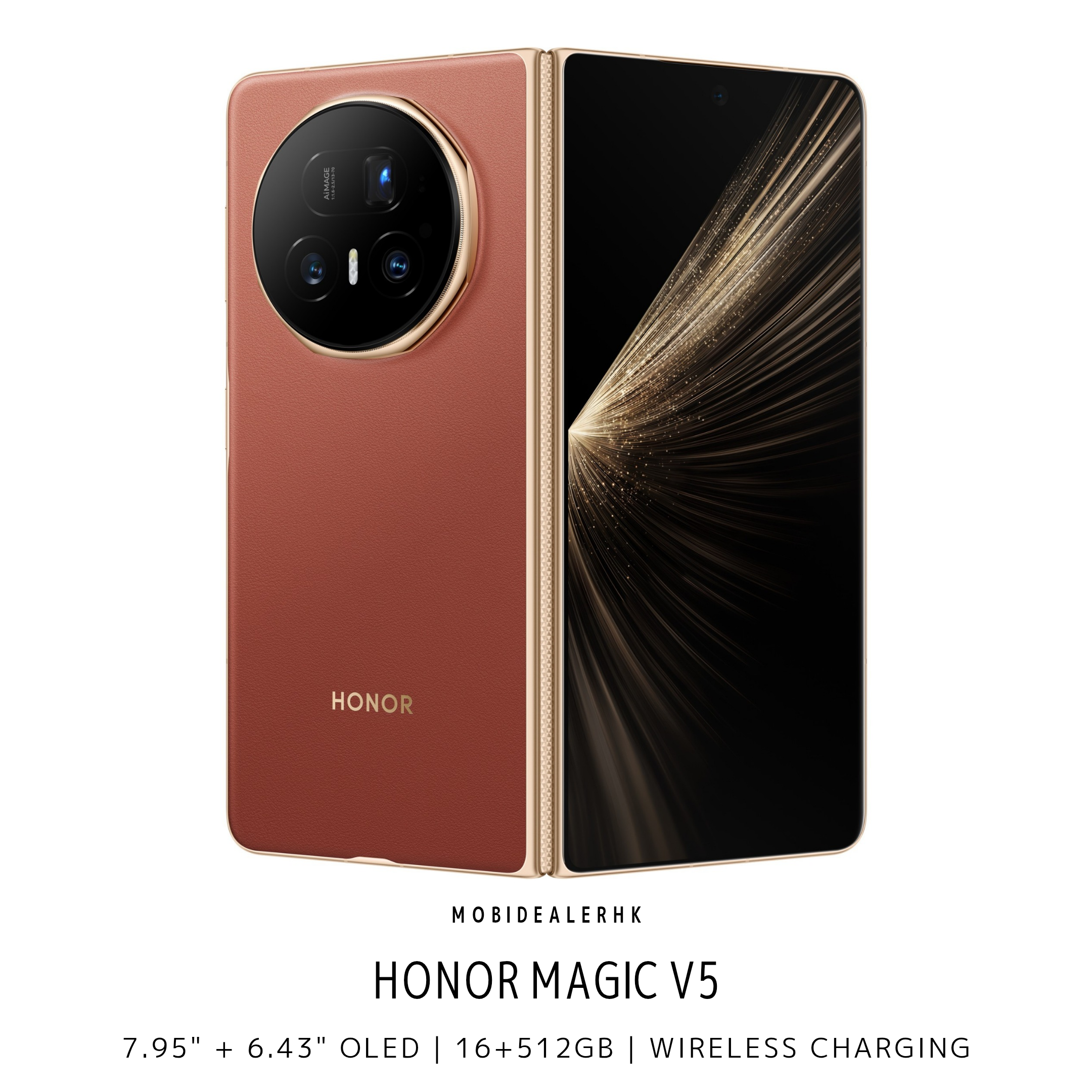 Honor Magic V5 | 榮耀 Magic V5 | 5G | 智能手機 | 摺疊手機 | 8.8mm 超薄 | 64MP 潛望長焦 | 5820mAh | 66W 快充