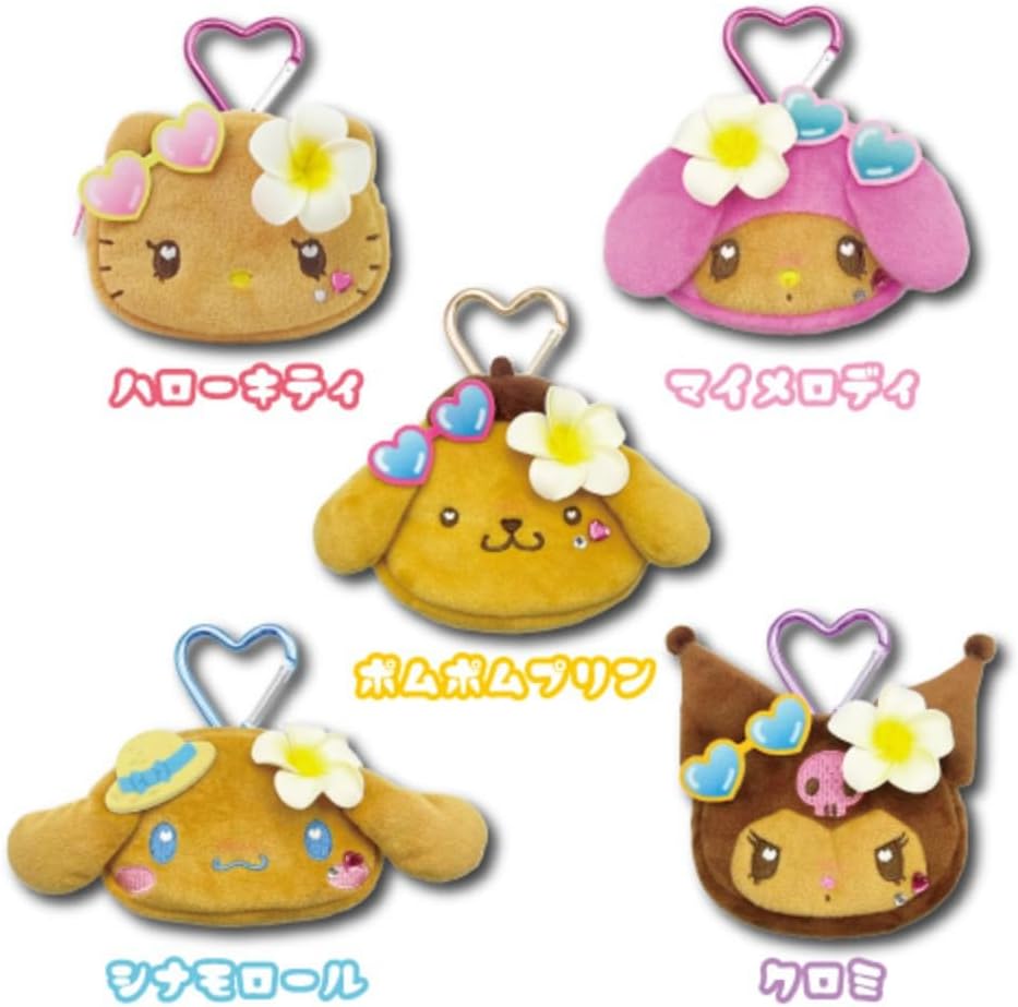 預訂 | 日本版 Sanrio 夏日花花造型 迷你收納愛心掛件