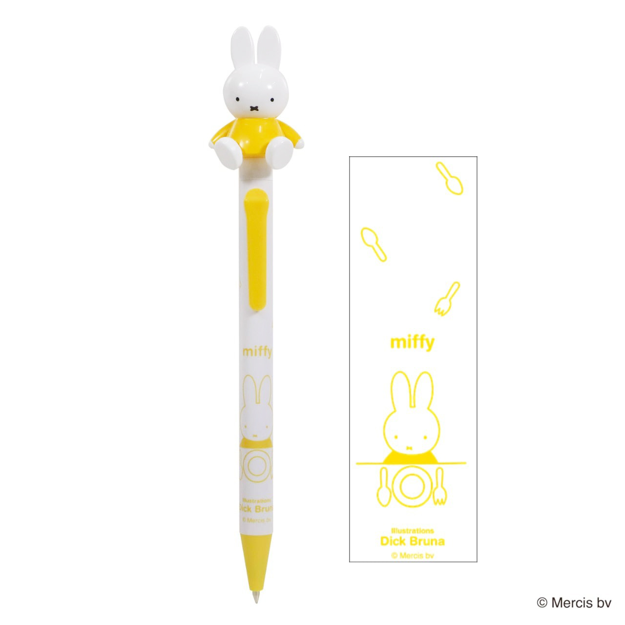 Miffy 日本製 0.7mm 黑色 原子筆 按掣Miffy手腳會上下郁動 (EB417)