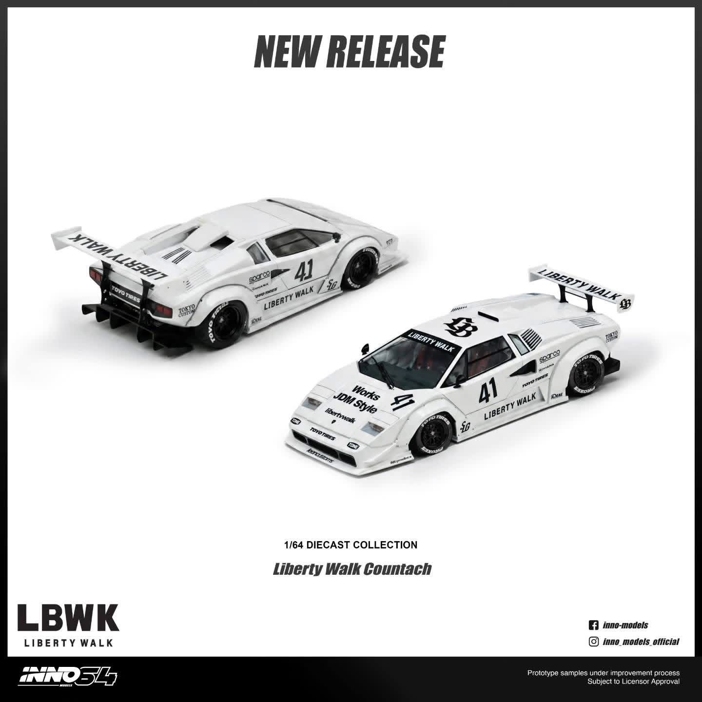 （預訂 Pre Order） INNO64 ( IN64-LBCOUNTACH-01 ) LIBERTY WALK COUNTACH