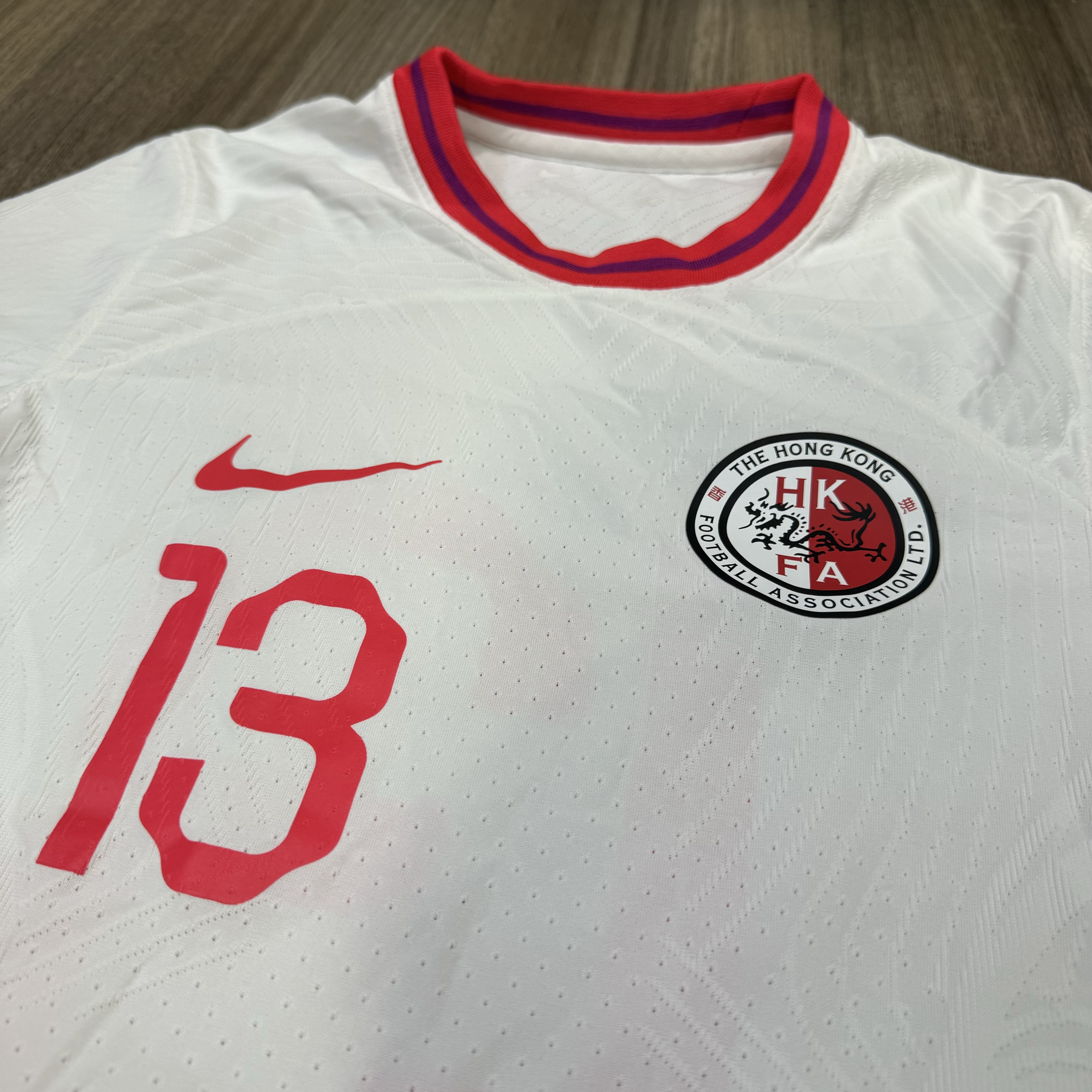 Hong Kong player issued away set #13