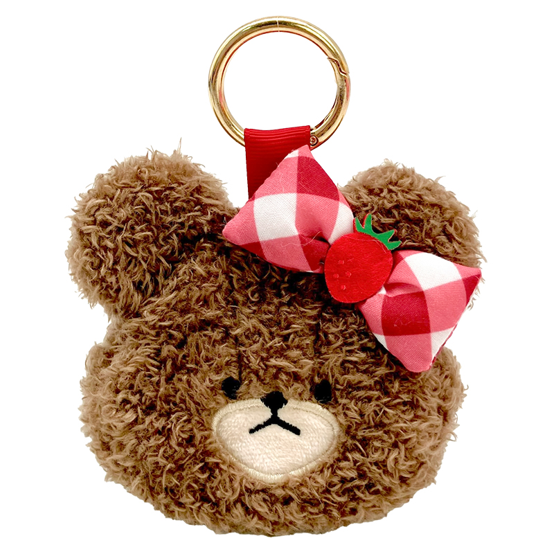 「預訂」 The bear's school草莓系列公仔掛包