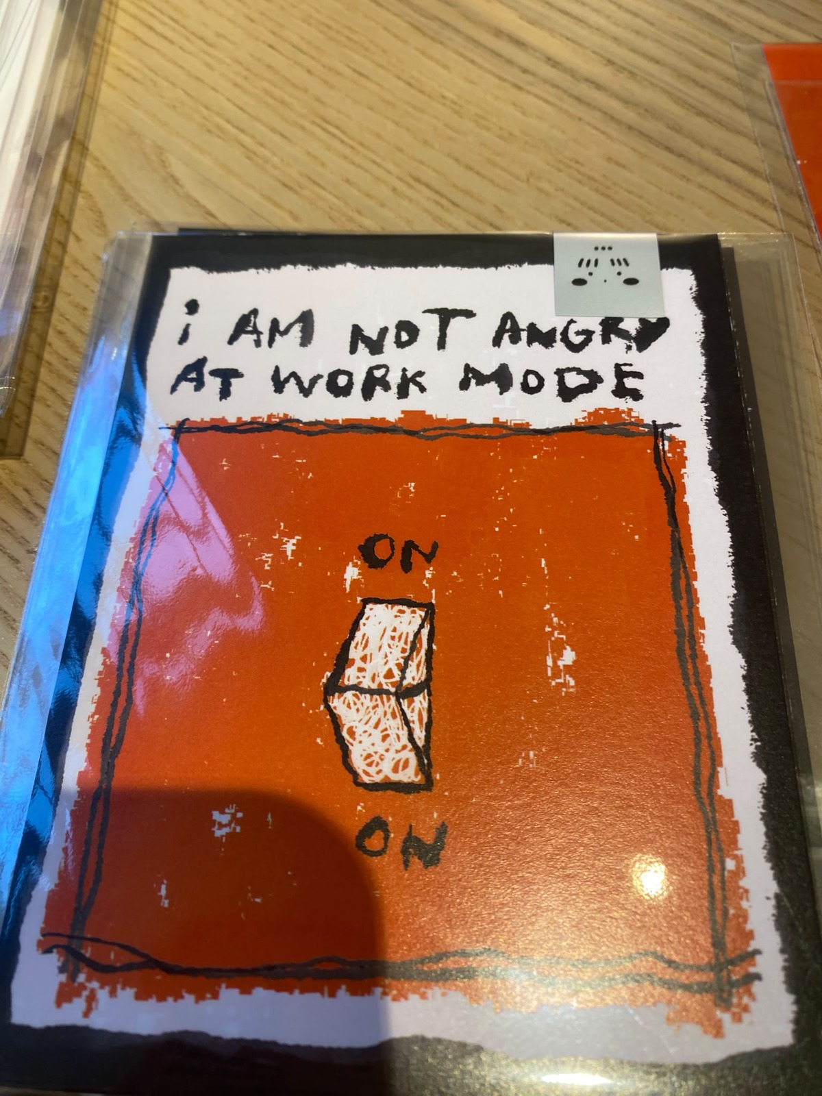 heidi in planC postcard - keep myself calm at work