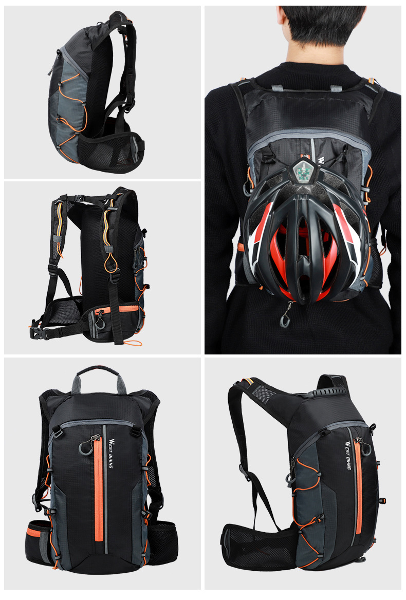 10 / 16 L West Biking Retractable Hiking Backpack / Cycling Backpack