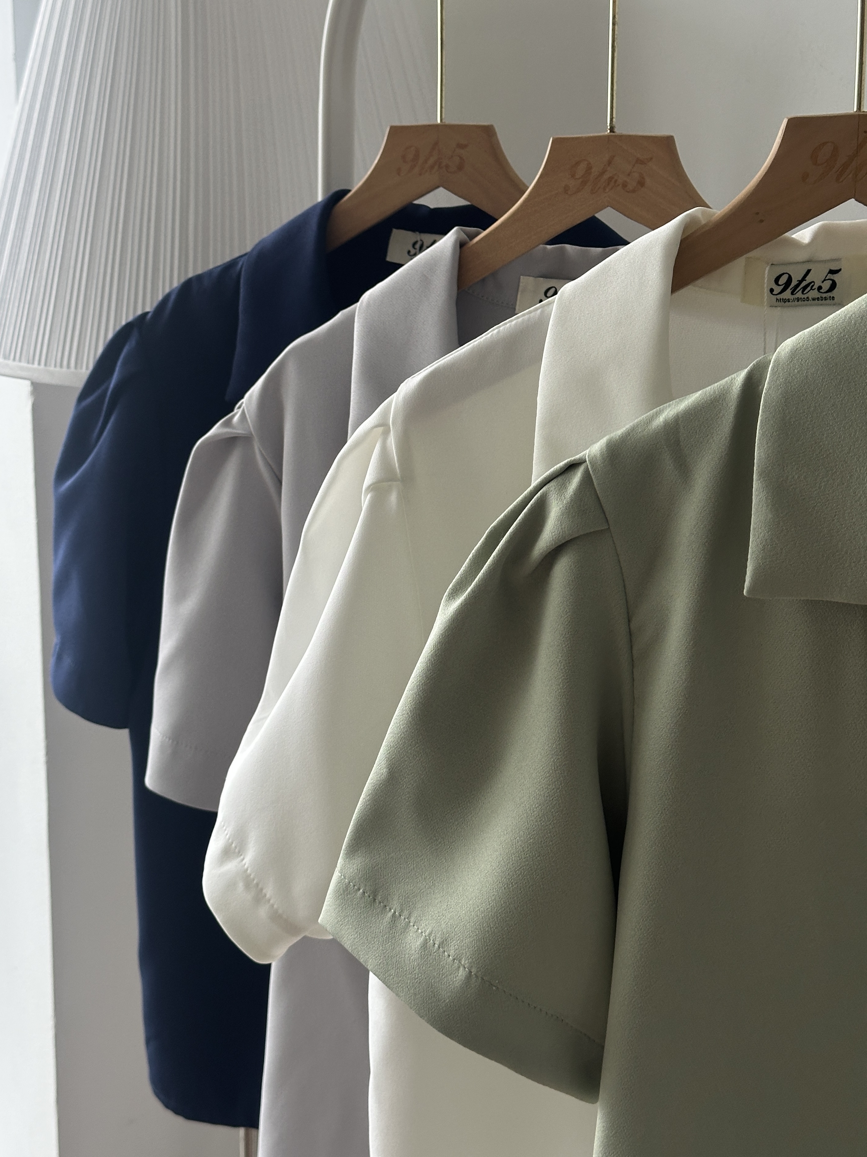 T4297 Puff Sleeve Oversize Shirt - 4 Colors 