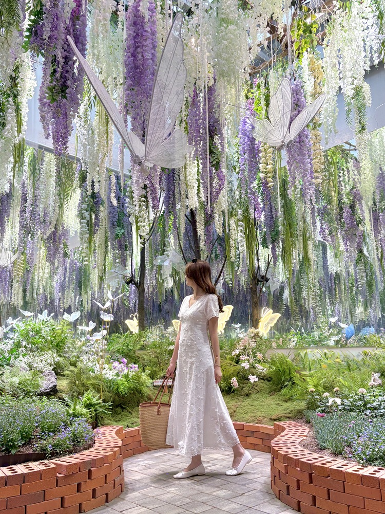 Aurelie Embroidered Dress (White)