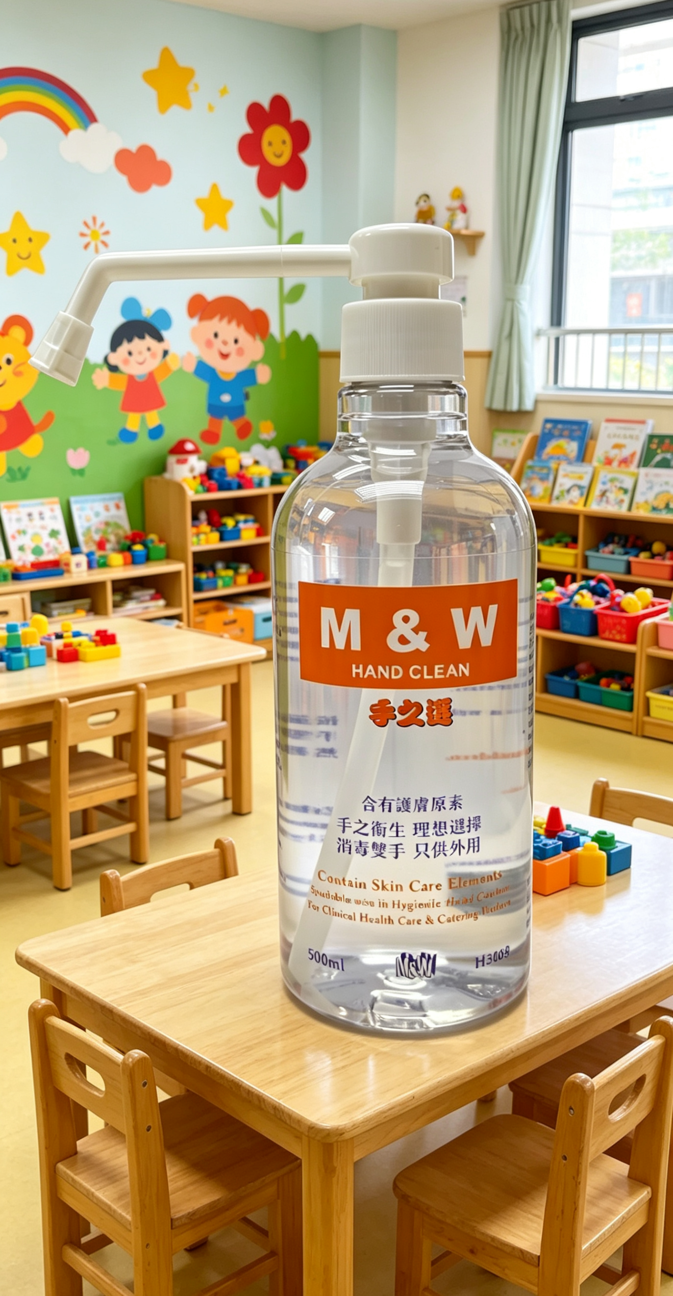M & W 手之選免洗消毒洗手液 HAND CLEAN  500毫升