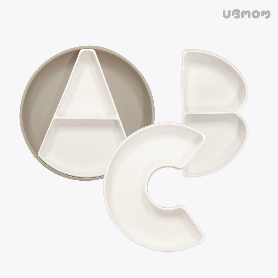 Ubmom ABC可拆卸矽膠吸盤套裝