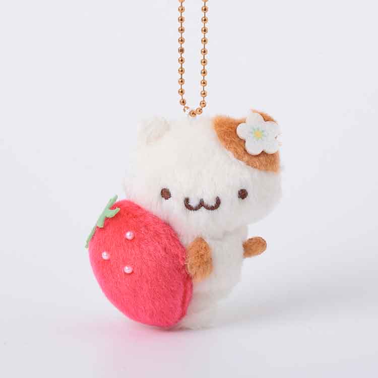 日本預訂📍日本布甸狗可愛草莓造型系列 - 公仔吊飾 2026年8月中旬出貨