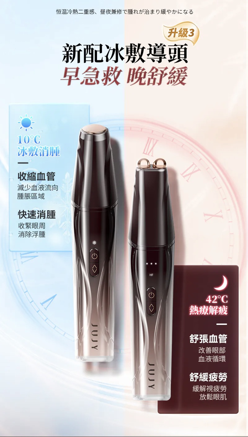 日本JUJY 雙頭全效全眼周逆齡聚能射頻美眼儀 PRO 4.0 【8/9 截單，預計 :8月尾至9月中發貨】】 #全新升級 #院線級美眼儀