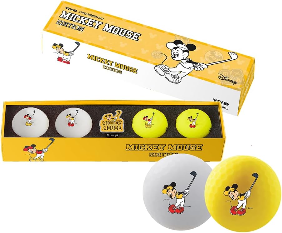 VOLVIK MICKEY MOUSE GOLFING禮盒 米奇球標與帽夾 