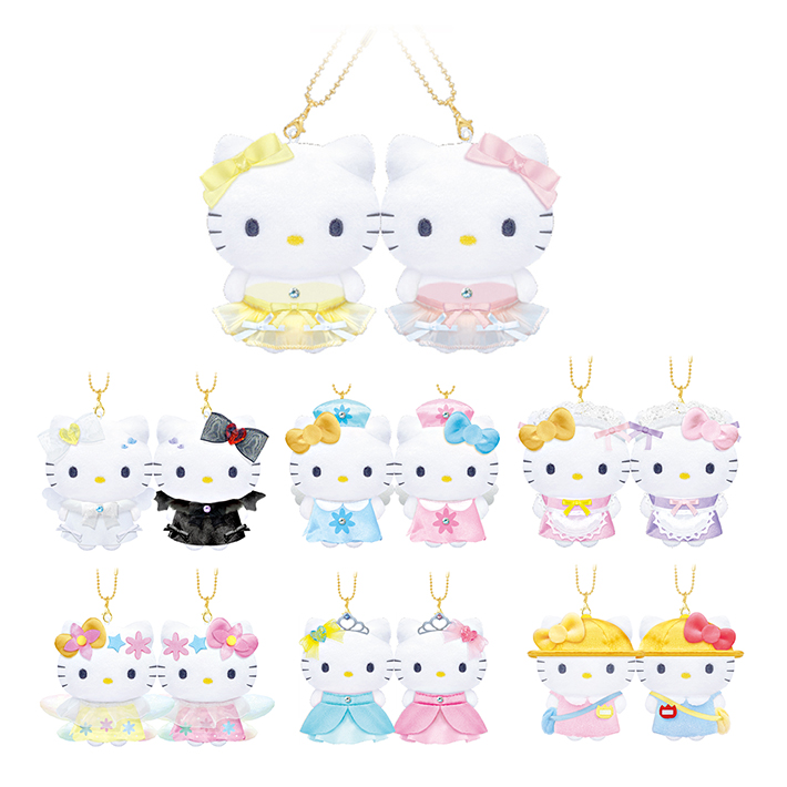 預訂 | 日本版 Hello Kitty磁石🧲貼面變裝公仔掛件