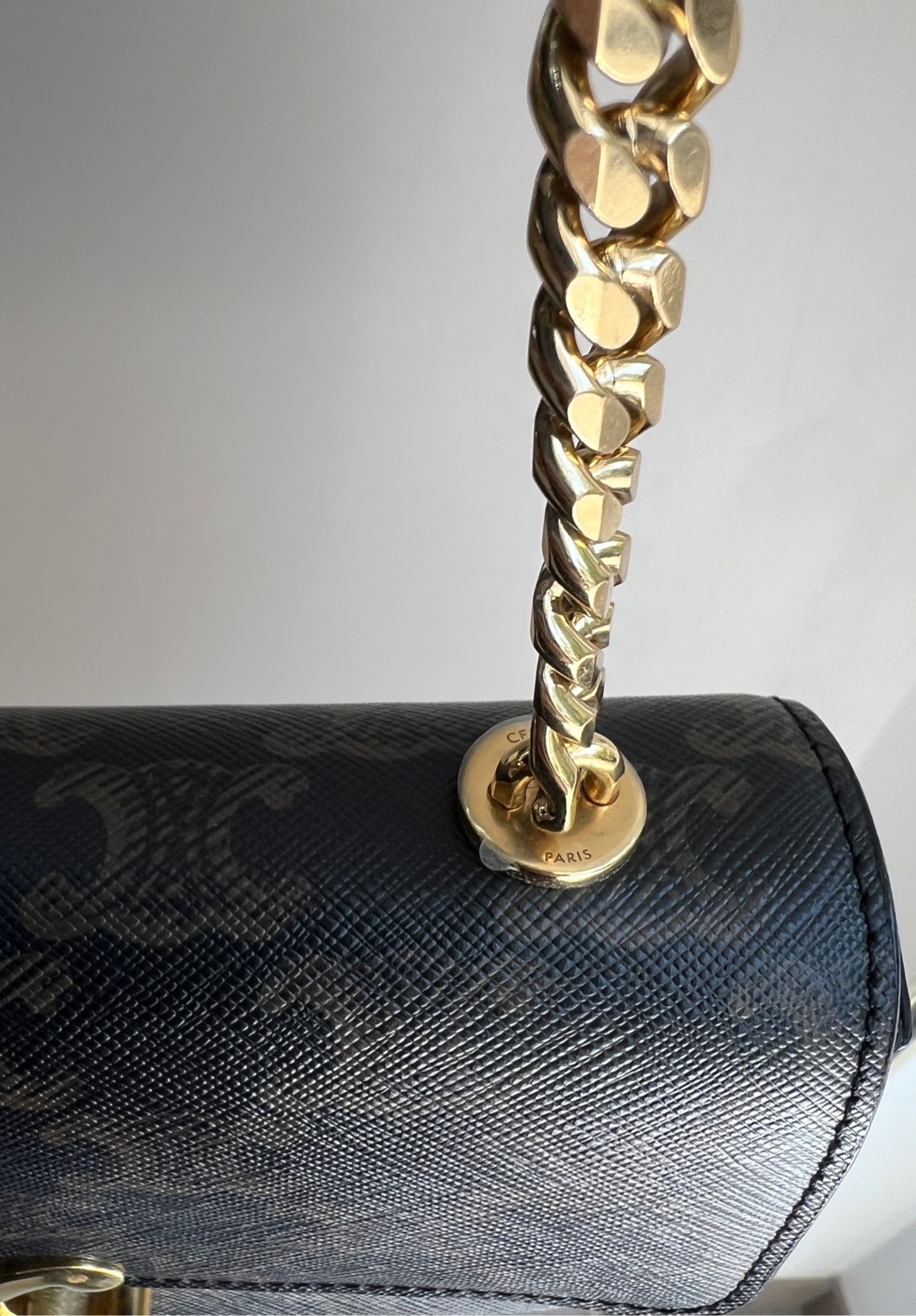 【預訂貨品】Celine凱旋門老花腋下包