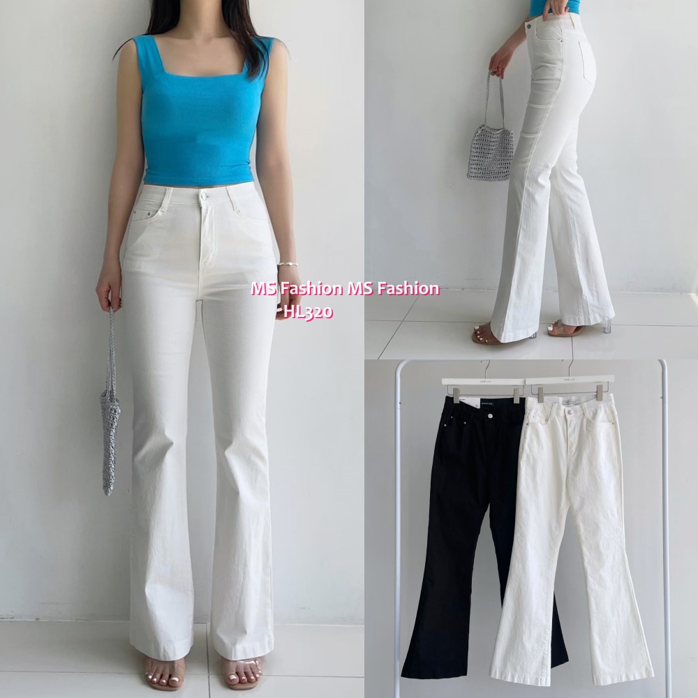 HL320 韓國👖Howluk彈力棉微喇叭褲